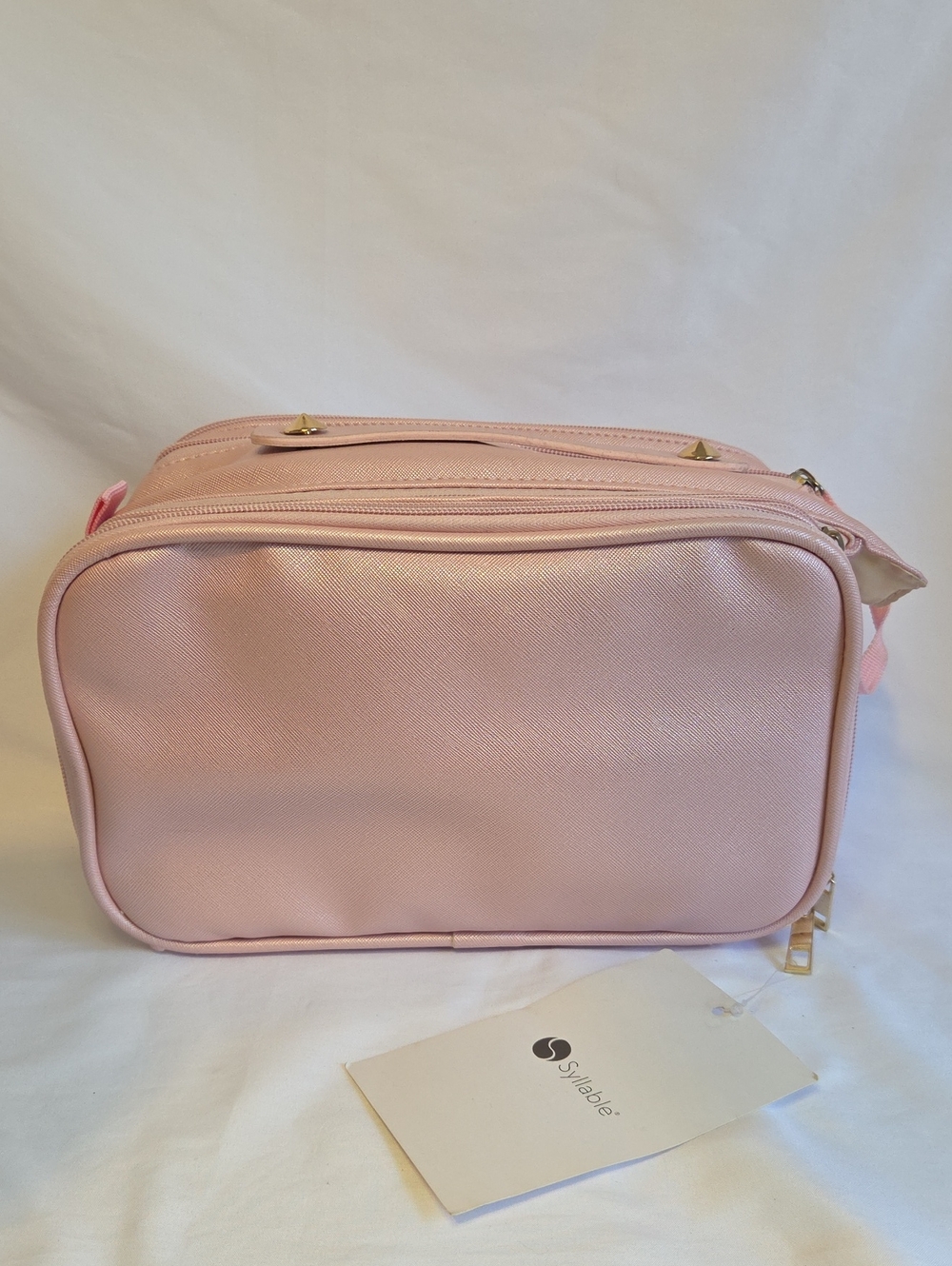 Pink Travel Cosmetic & Toiletry Bag By Syllable